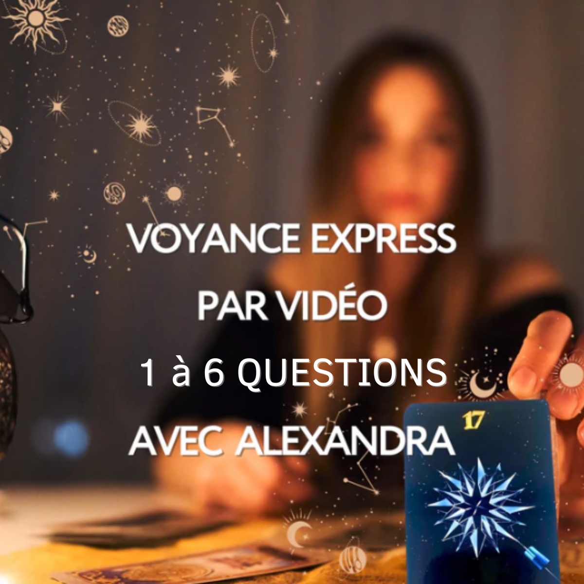 Voyance Express – Réponse vidéo sous 48h (1 à 6 questions) - Avec Alexandra (As de lune)
