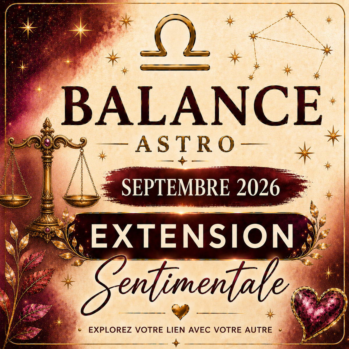Extension sentimentale Balance – Septembre 2026