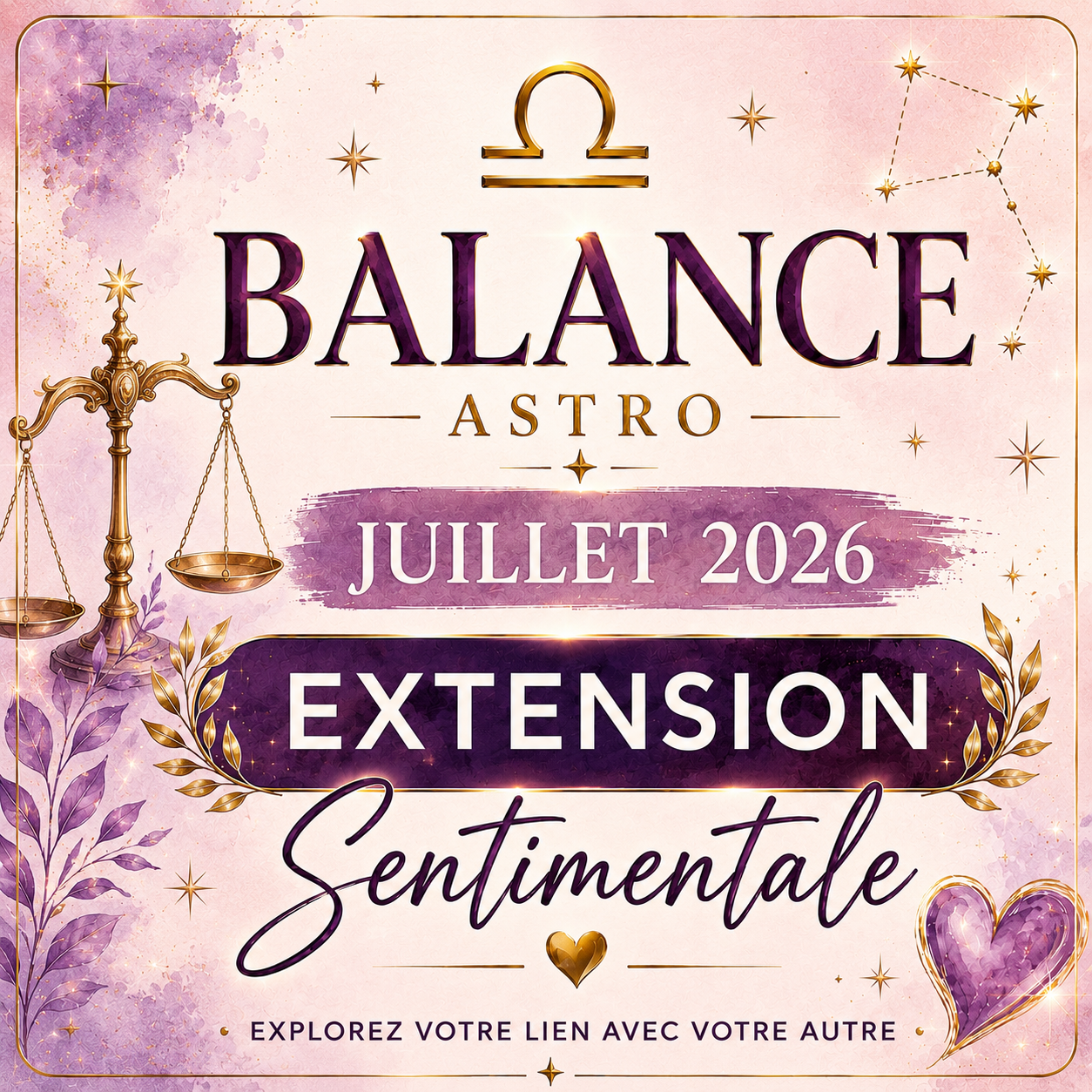 Extension sentimentale Balance – Juillet 2026