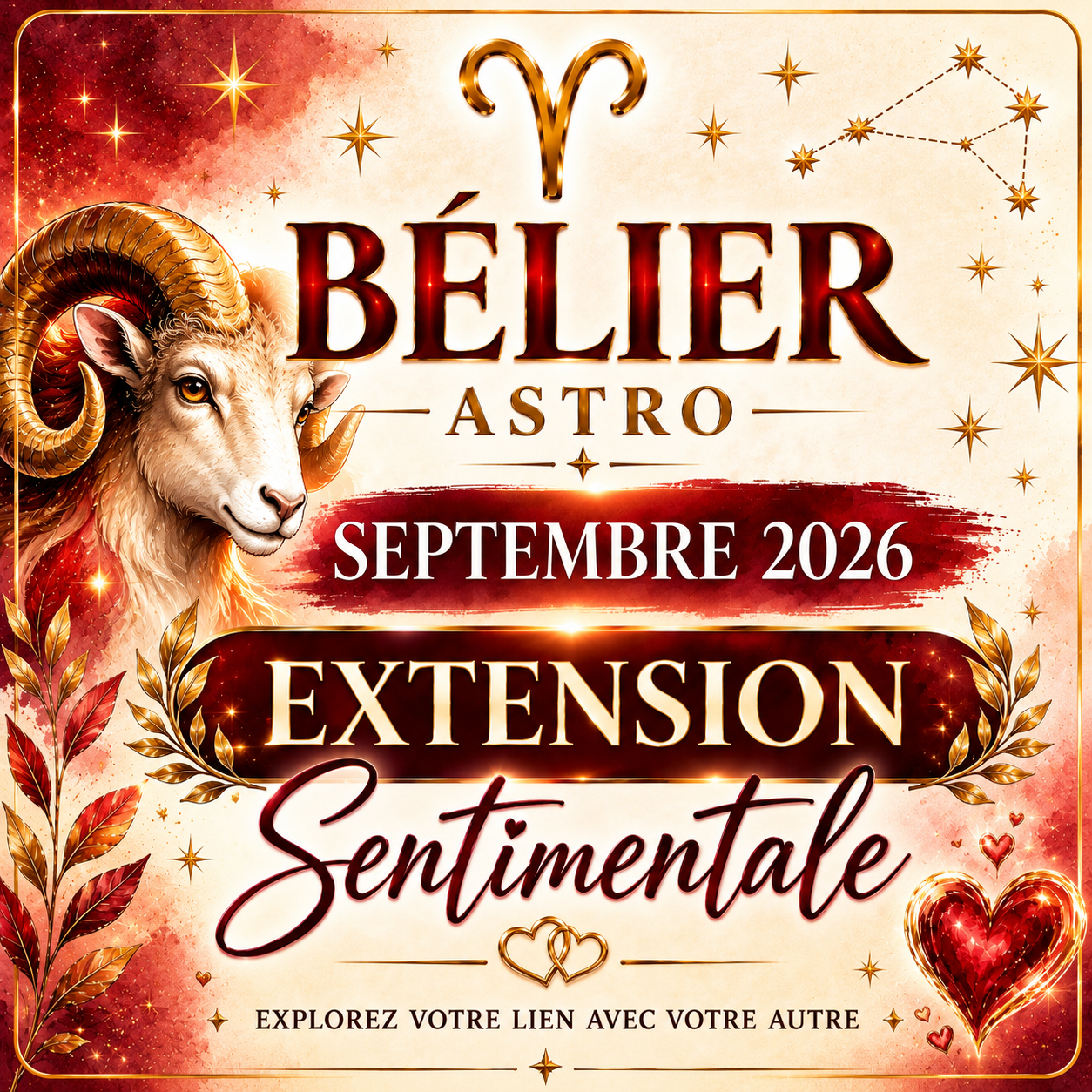 Extension sentimentale Bélier – Septembre 2026