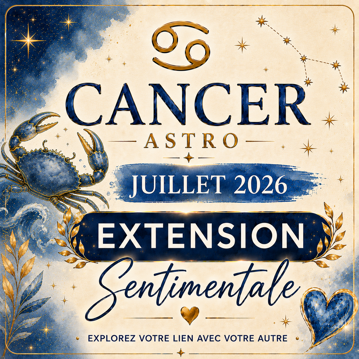 Extension sentimentale Cancer – Juillet 2026
