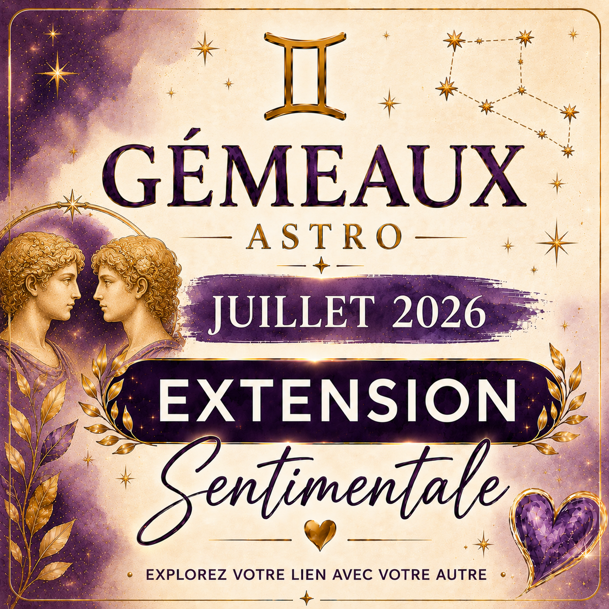 Extension sentimentale Gémeaux – Juillet 2026