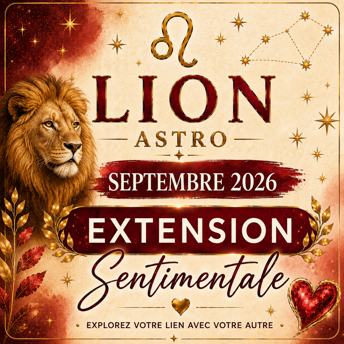Extension sentimentale Lion – Septembre 2026