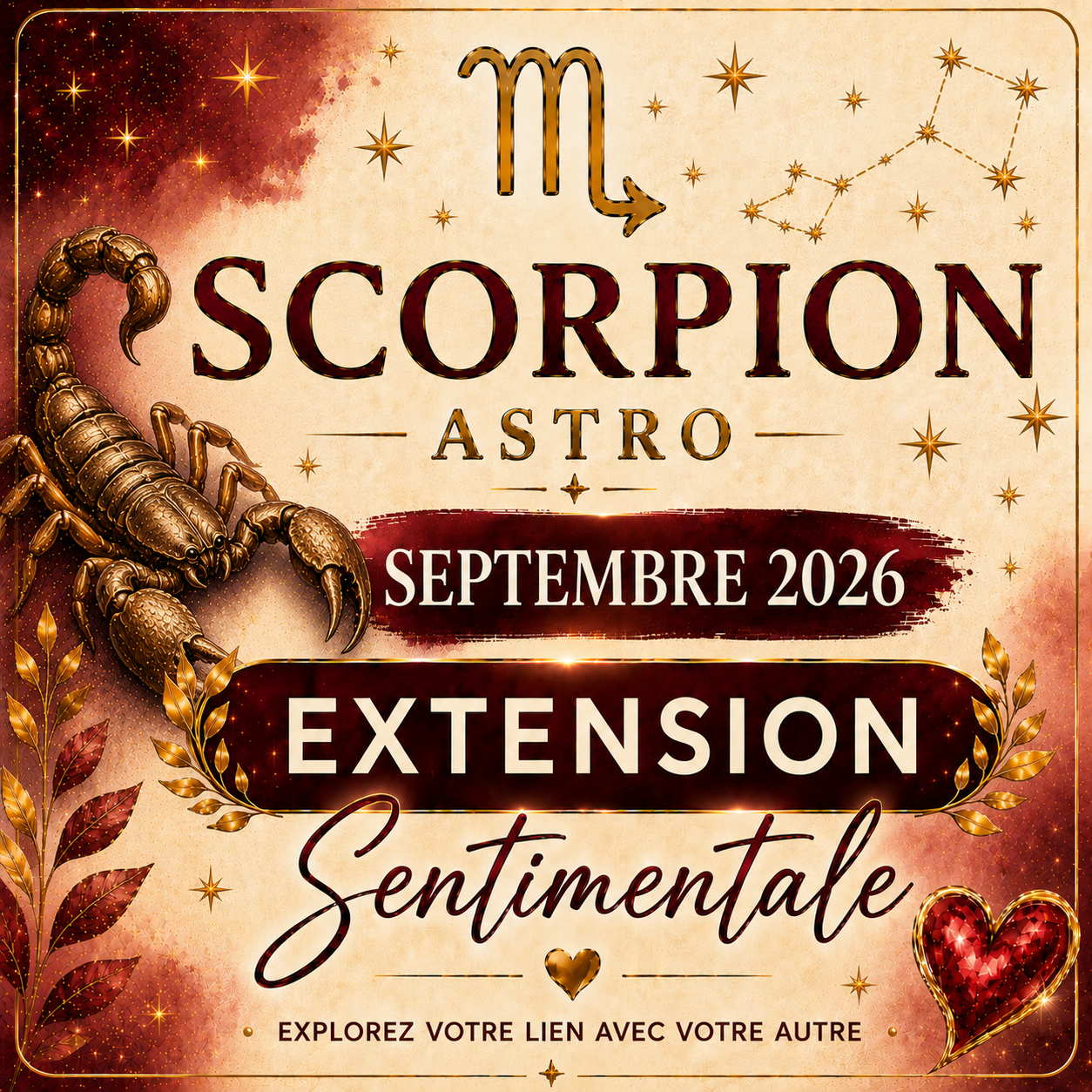 Extension sentimentale Scorpion – Septembre 2026