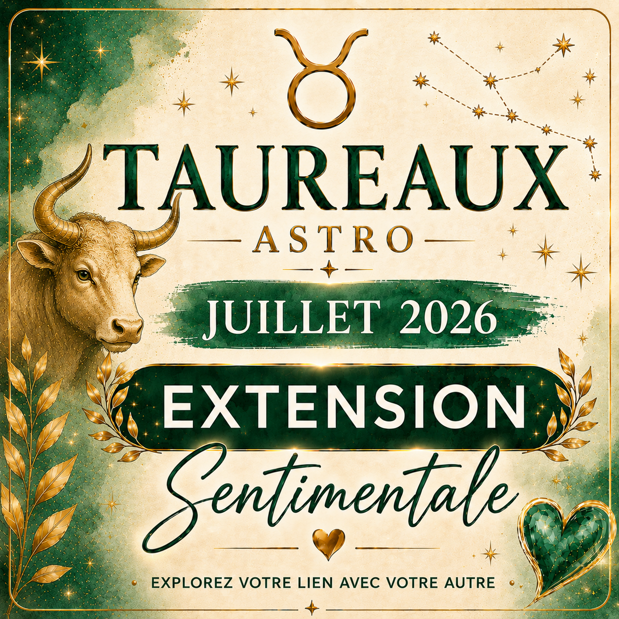 Extension sentimentale Taureau – Juillet 2026